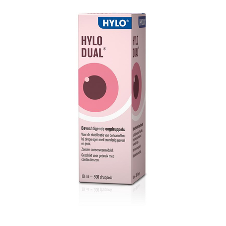 Hylo-dual gutt oculaires 10ml