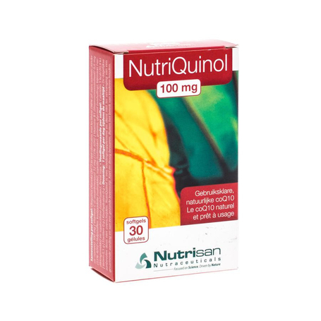 Nutriquinol 100mg nf  30 gélules souples nutrisan