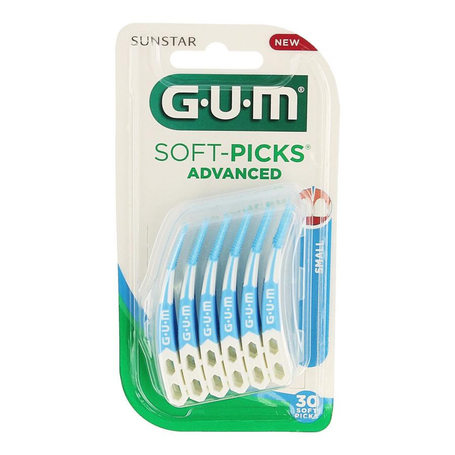 Gum softpicks borstel interdent. ad. small 30 649m