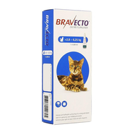 Bravecto 250mg spot on opl kat >2,8-6,25kg pipet 1