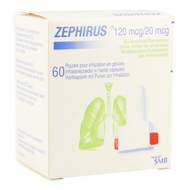 Zephirus 120mcg/20mcg pdr inhal. 60 gel + 1 inhal.