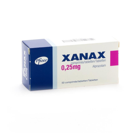 Xanax comp 50x0,25mg