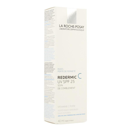 La Roche Posay Redermic C comblement anti age peau sensible UV 40ml
