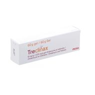 Treclinax 10mg/g + 0,25mg/g gel tube 60g