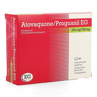 Atovaquone proguanil eg 250mg/100mg comp pell 48