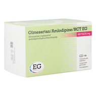 Olmesartan/amlodipin/hct eg 40/10/25,0 comp pel100