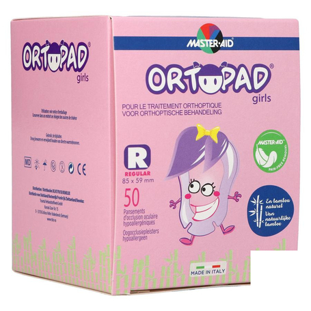 Ortopad regular for girls compresse ocul. 50 73224