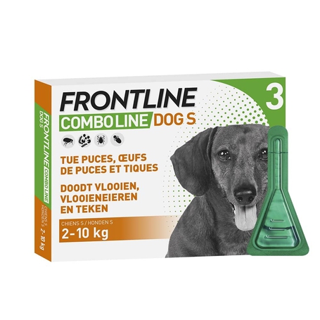Frontline Combo Line chien S 2-10kg 3x0,67ml