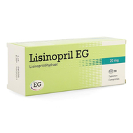 Lisinopril eg comp 98x20mg