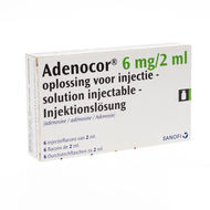 Adenocor 6 mg/2 ml sol. inj. i.v. flac. 6 x 2 ml