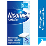 Nicotinell cool mint 2mg gommes a macher 96