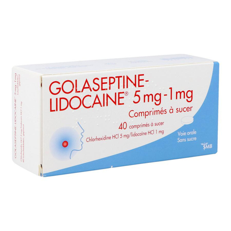 Golaseptine lidocaine comp a sucer 40