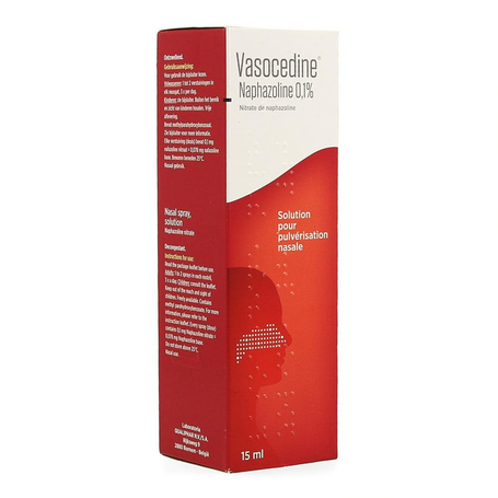 Vasocedine naphazoline spray 15ml