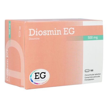 Diosmin EG 500mg filmomhulde tabletten 180st