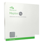 Mepilex ag verband steriel 17,5x17,5cm 5 287321