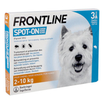 Frontline spot on chien 2-10kg pipet 3x0,67ml