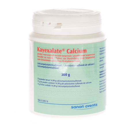 Kayexalate calcium pulv 1 x 300g