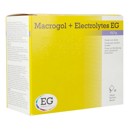 Macrogol+electrolytes eg 13,7g pdr sach 20