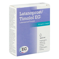 Latanoprost timolol eg collyre fl 3x2,5ml