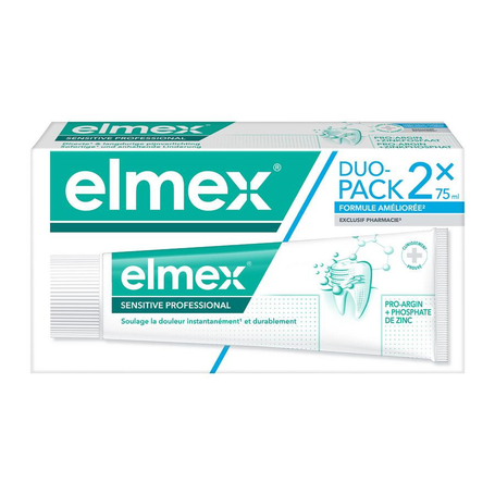 Elmex sensitive professional dentifrice tube2x75ml