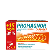 Promagnor Hoog gedoseerd magnesium 450mg (90+15 gratis )