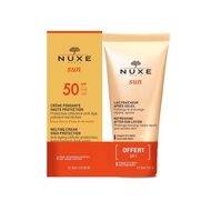 Nuxe Sun Duo gezichtscème SPF50 50ml + aftersun melk 50ml gratis