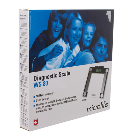 Microlife pese personne diagnostic ws80