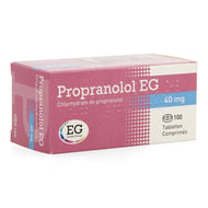 Propranolol eg comp 100x40mg