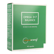 Omega 3+7 balance caps 40 natural energy labophar