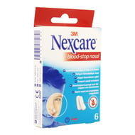 Nexcare Bloodstop nasal 6pc