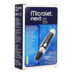 Ascensia Microlet next prikker + naalden 10st