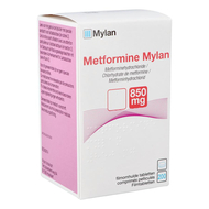 Metformine viatris 850mg comp pell 200 flacon
