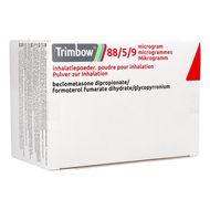 Trimbow 88/5 /9mcg inhalatiepoeder fl 3 (360d)