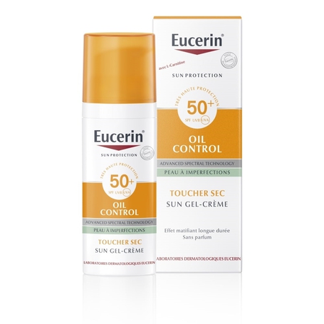 Eucerin Sun Oil Control SPF 50+ Toucher Sec gel-crème 50ml