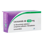 Lacosamide ab 100mg comp pell 56