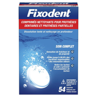 Fixodent Reinigings tabletten tandprothese 54tabl