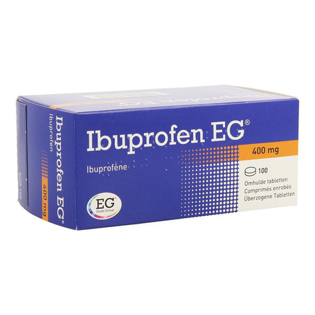 Ibuprofen eg 400 mg filmomh tabl 100 x 400 mg