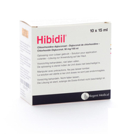 Hibidil solution 10x15ml unidoses bottelpack