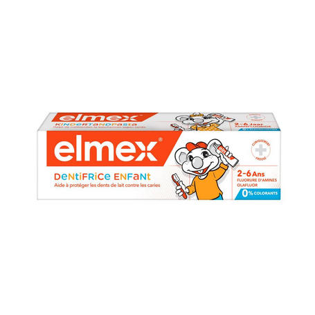 Elmex dentifrice enfant 2-6 ans 50ml