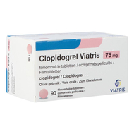 Clopidogrel viatris 75mg comp pell 90