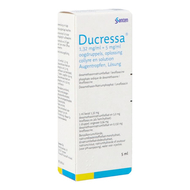 Ducressa 1,32mg/ml-5mg/ml oogdruppels fl 5ml