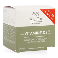 Alfa vitamine d3 50mcg softgel 120