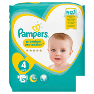 Pampers premium protection carry pack s4 24pc