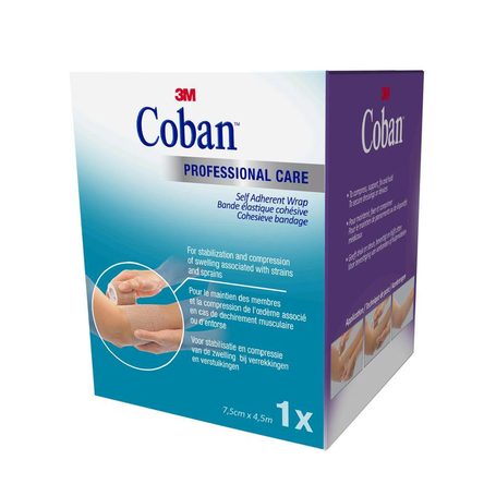 3M Coban bandage elast tan 7,5cmx4,57m roul. 1pc
