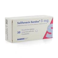 Solifenacin sandoz 5mg comp pell 30 x 5mg