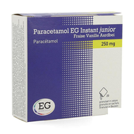 Paracetamol EG Instant Junior Vanille-Aardbei 20st