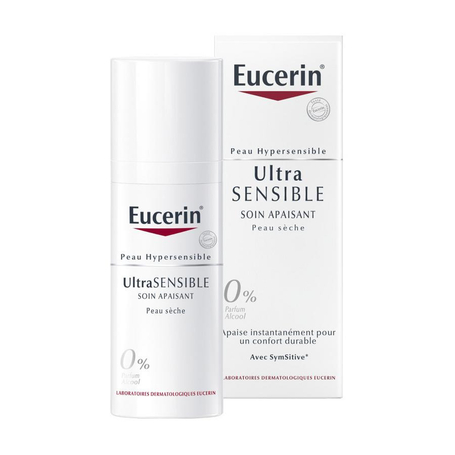 Eucerin ultra sensitive soin apais. peau sec 50ml