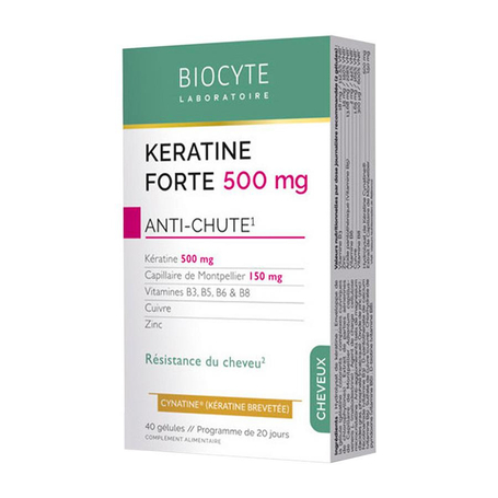 Biocyte keratine forte a/chute caps 40