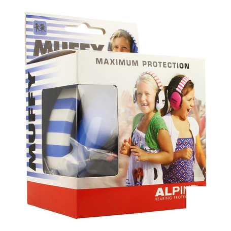 Alpine muffy casque auditif kids bleu/blanc