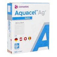 Aquacel Extra Ag+ 10 x 10cm 10pc